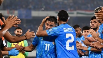 Sunil Chhetri's farewell match witnessed India play a spiritless draw against Kuwait. AIFF image