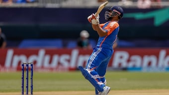 India's Rishabh Pant also suffered a blow to his elbow during the match against Ireland in New York. AP