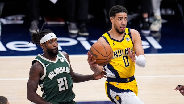 NBA Playoffs: Haliburton's winner helps Pacers pip Bucks; Timberwolves push Suns to brink